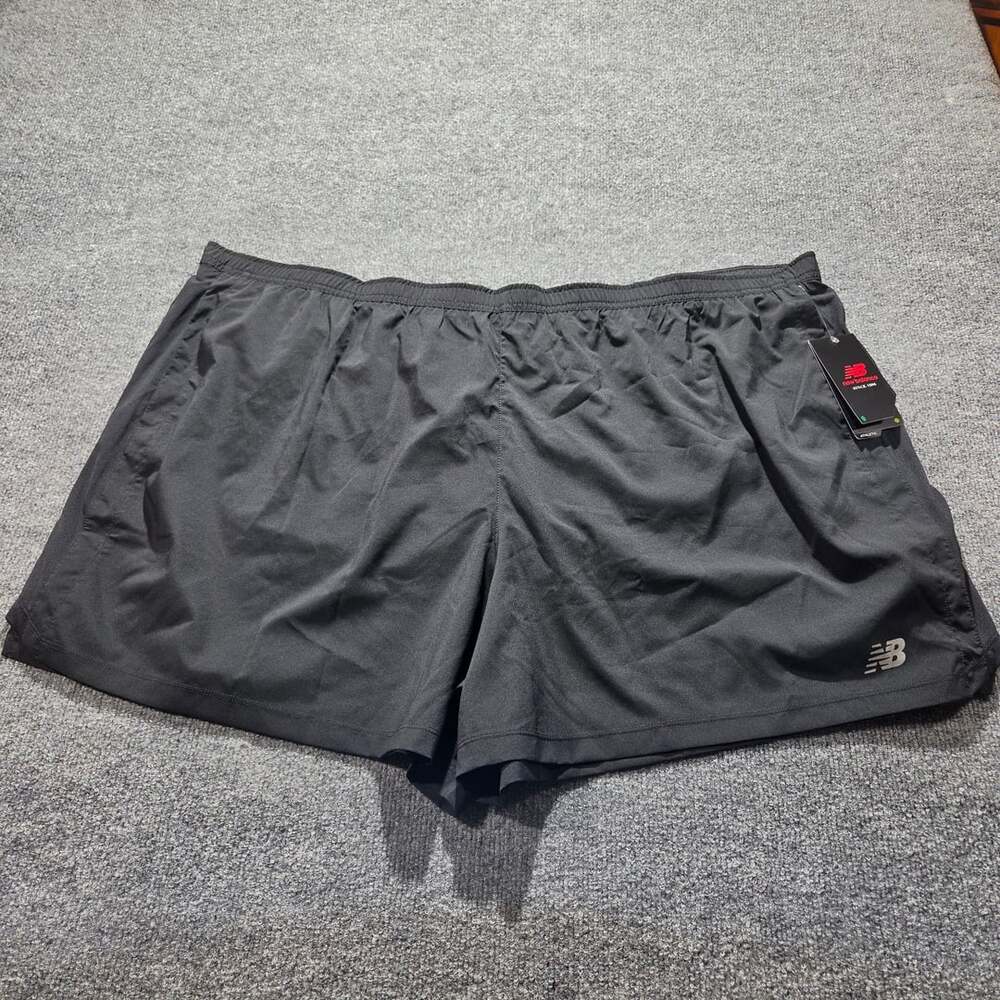 New Balance Athletic Shorts Size 5XL Black NB Dry Training Running Activewear